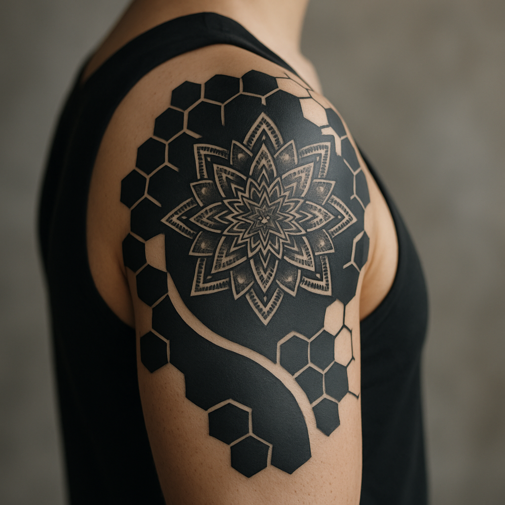 Blackwork und geometrische Muster-Design: Arts on the River 8383b1d6 d931 4c35 861b d8fc56cc4812